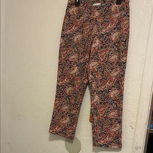 Paisley Print Pants